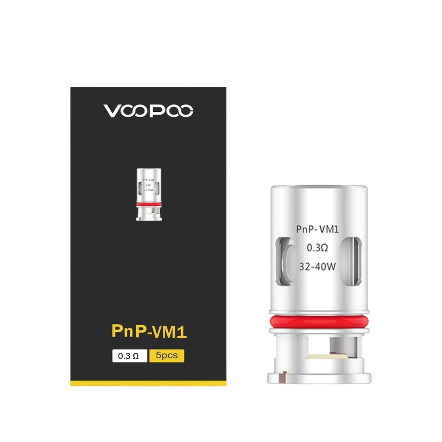 Voopoo PnP VM1 0.3 Ohm Mesh Coils Pack of 5